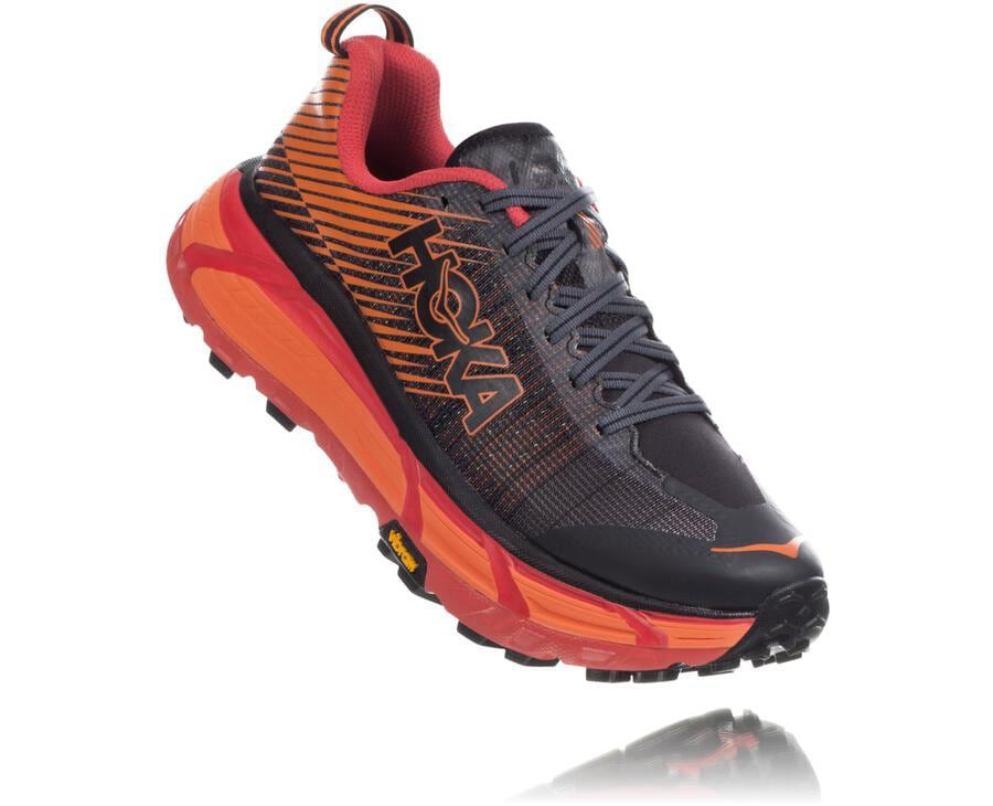 Hoka Australia One One EVO Mafate 2 - Mens Trail Shoes Black/Red - EXJLA-1530